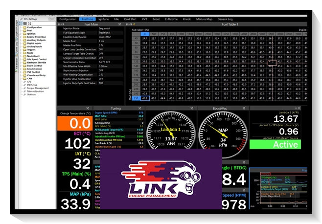LINK ECU TUNER BASE MAP